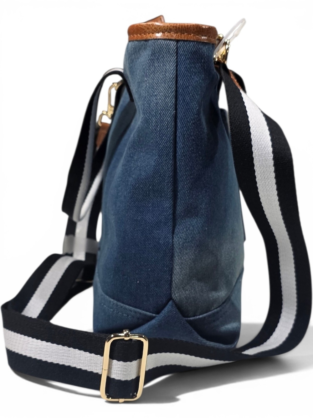 Luv Betsey by Betsey Johnson Denim Teddy Bear Tote Bag, NEW WITH TAGS - Picture 4 of 9